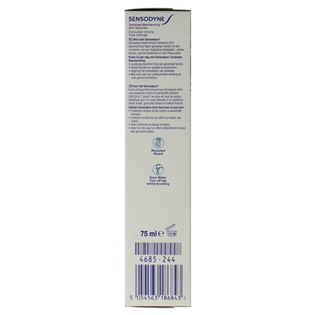 Gum protection toothpaste 75 Millilitres