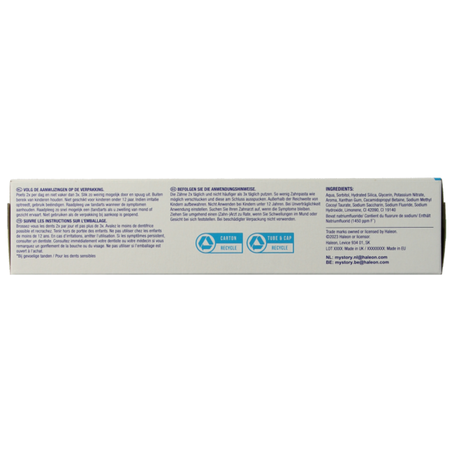 Fresh mint toothpaste 75 Millilitres