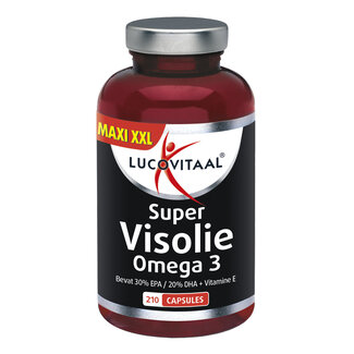 Lucovitaal Lucovitaal Visolie super omega 3 xxl 210 Capsules