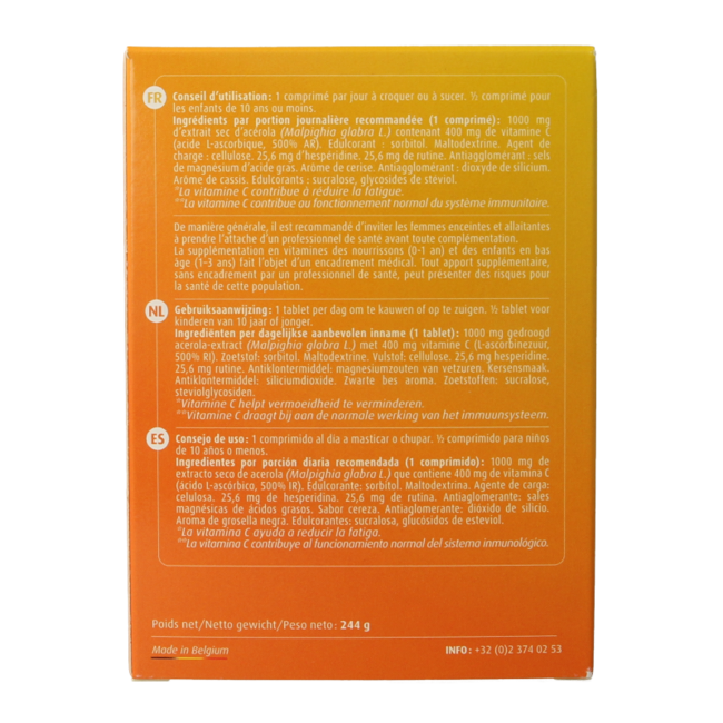 Acerola 1000 100 tabletek