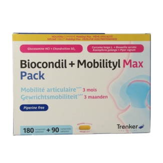 Trenker Trenker Duopack biocondil + mobility 180+90 tabletten 270 Tabletten