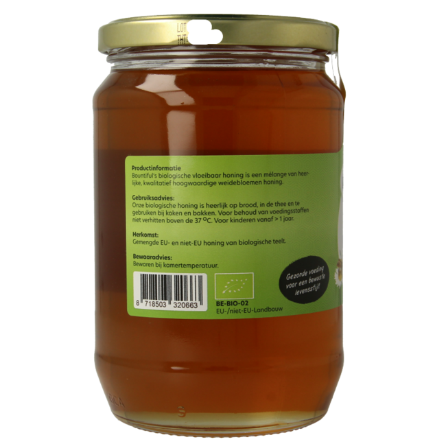 Miel de fleurs de prairie liquide bio 900 g