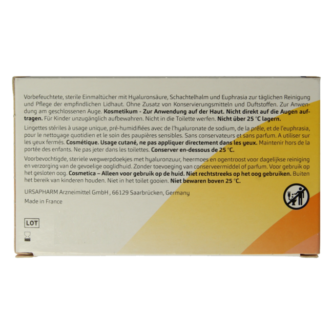 Salviette Detergenti Posiforlid per Palpebre 20 Pezzi