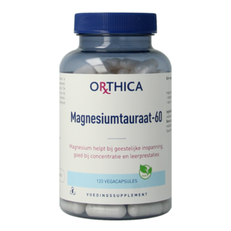 Orthica Magnesiumtauraat 60 120 cápsulas vegetarianas