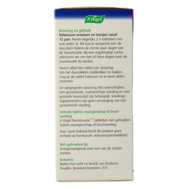 A. Vogel Menstruación 30 comprimidos