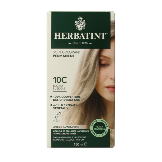 Herbatint 10C Schwedisch Blond 150 ml