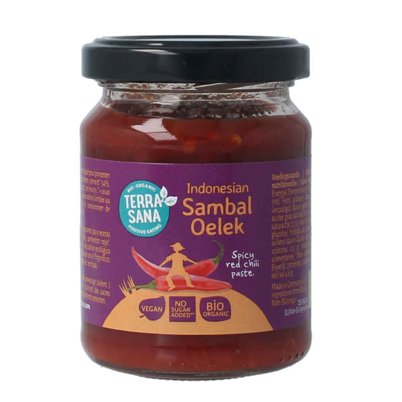 TerraSana Sambal oelek bio 90 Gram