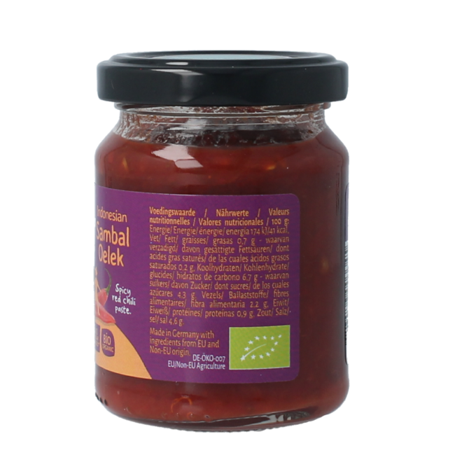 Sambal oelek bio 90 grammes