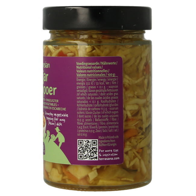 Atjar tjampoer indonesio ecológico 300 g