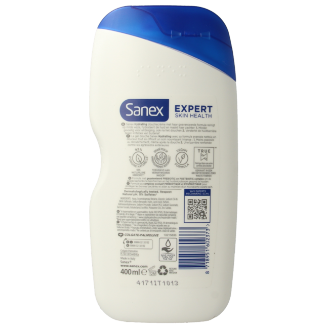 Sanex Shower expert skin health hydrating 400 mililitros