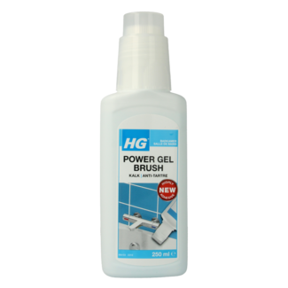 HG Gel anticalcare Power con spazzola 250 Millilitri