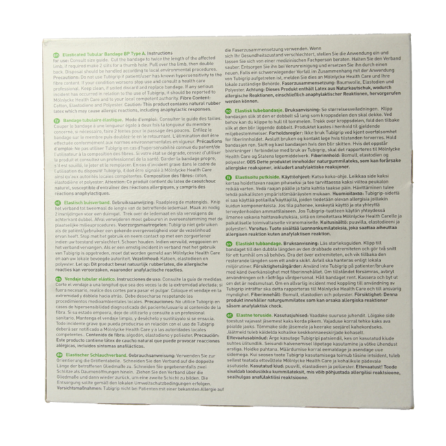 Tubigrip Elastischer Schlauchverband 10m x 8,75cm hautfarben 1 Stück