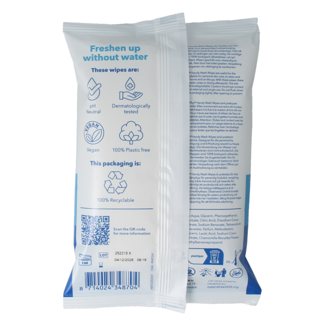 Hygiene wash wipes 10 Stuks