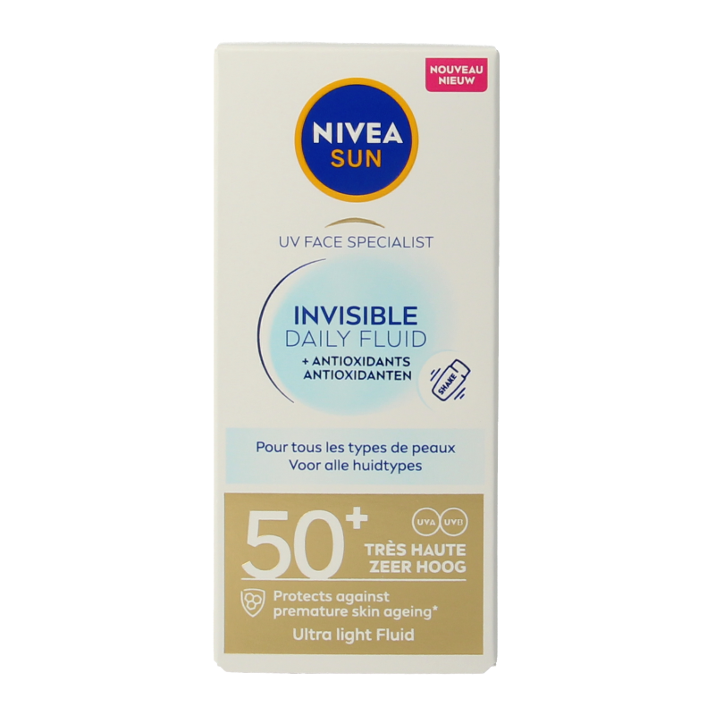 Nivea Sun face daily fluid SPF50+ 40 mililitros