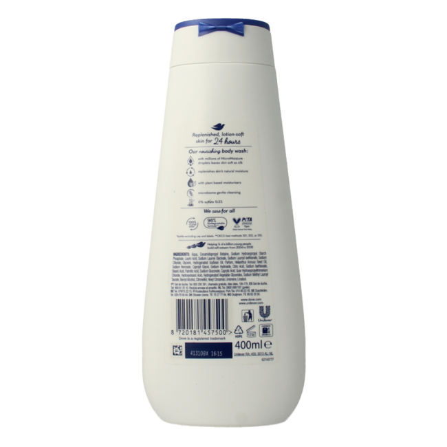 Dove Shower advanced deep nourishing 400 Millilitres