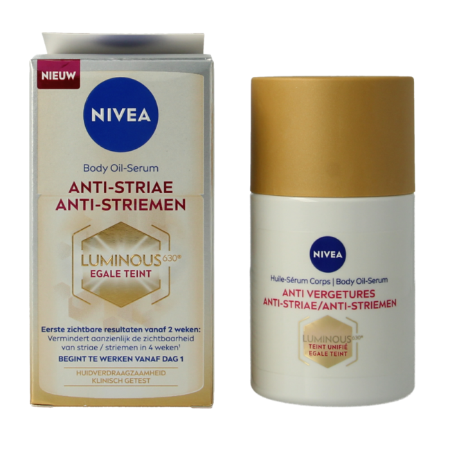 Nivea Nivea luminous 630 anti-stretch mark body oil serum 100 Millilitres
