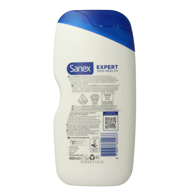 Sanex Expert Skin Health Sensitive gel de ducha 400 ml