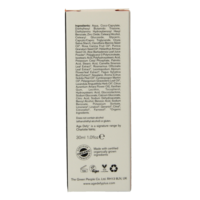 Green People Age Defy+ SPF30 Moisturiser 30ml