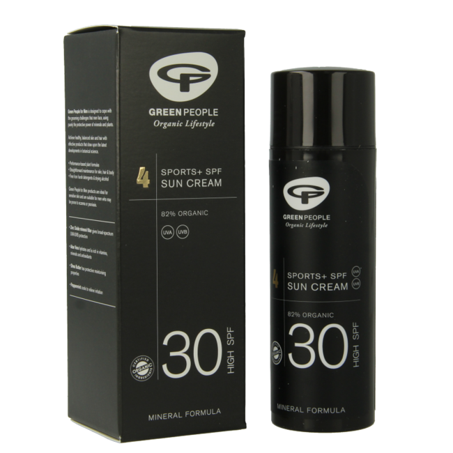 Green People Krem przeciwsłoneczny sportowy + SPF30 50 mililitrów