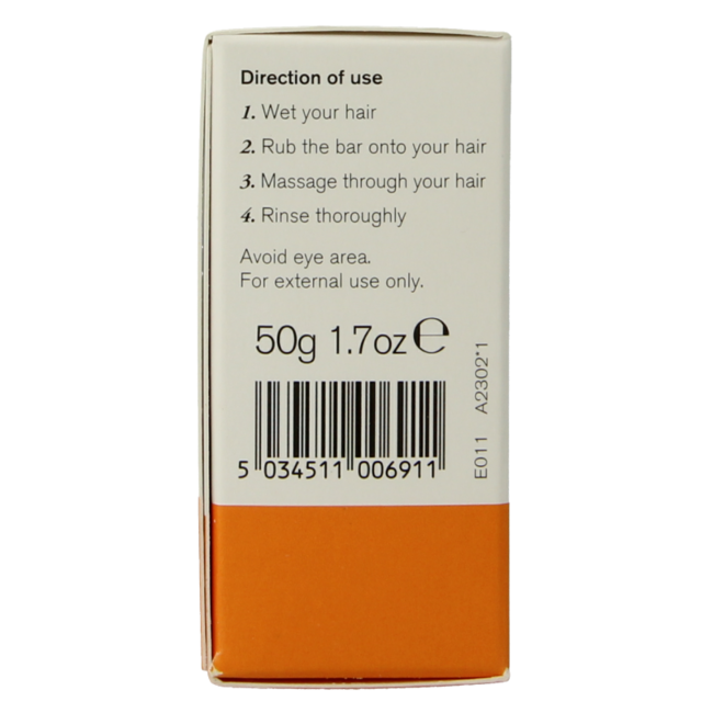 Green People Shampoo-Bar Zitrone & Ingwer 50 Gramm