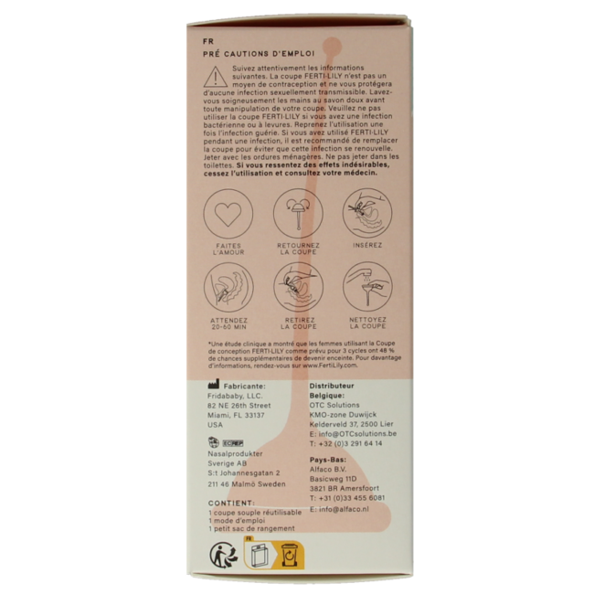 Coppa per il concepimento Ferti Lily 1 Pezzo