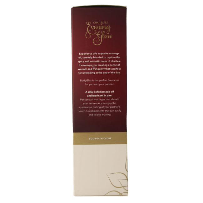 Bodygliss Aceite de masaje y lubricante 2 en 1 chai bliss 150 mililitros
