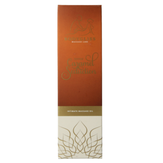Bodygliss 2-in-1 massage oil and lubricant, toffee caramel, 150ml