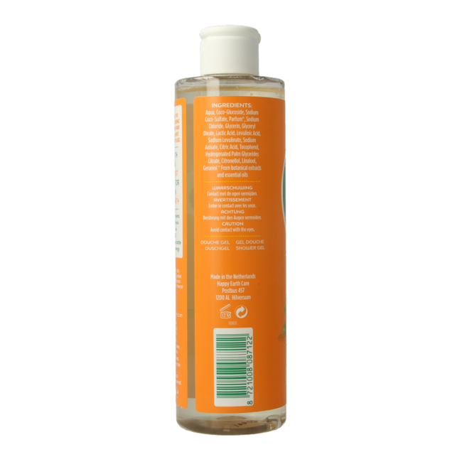 Happy Earth Pure gel de ducha rosa petitgrain 300 mililitros