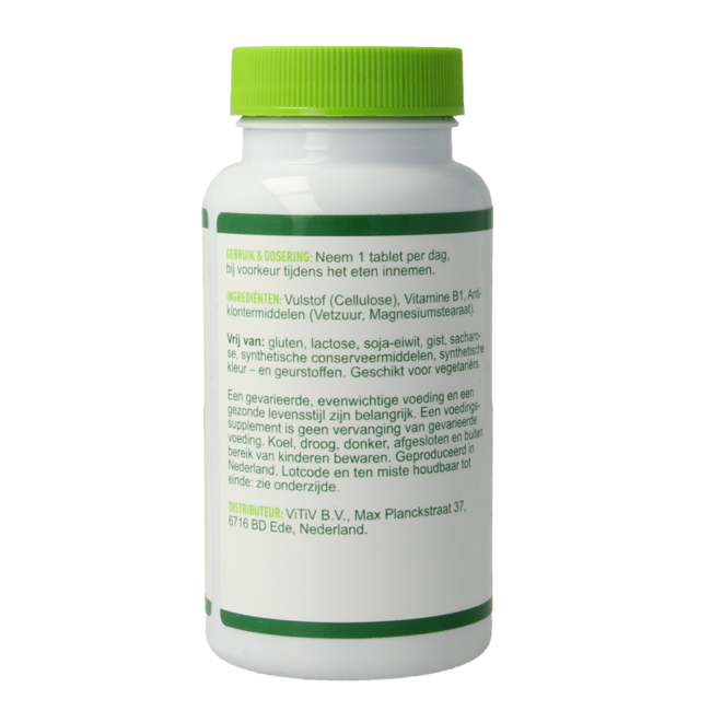 Vitiv Vitamina B1 100 mg 100 comprimidos