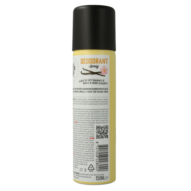 Marcel's Green Soap Desodorante en spray vainilla y flor de cerezo 150 mililitros