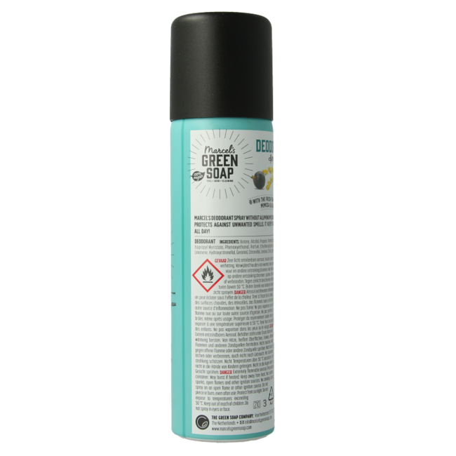 Marcel's Green Soap Deospray Mimosa & Schwarze Johannisbeere 150 Milliliter