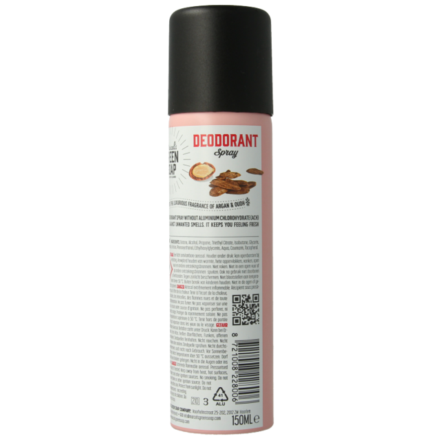 Dezodorant w sprayu Marcel's Green Soap Argan Oudh 150 mililitrów