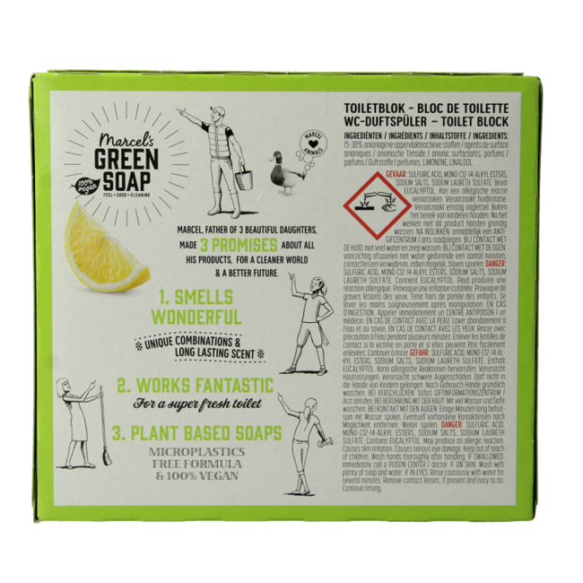 Colgador para WC limón y jengibre 35 g