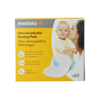 Medela Coussinets d'allaitement ultra-respirants 60 pièces