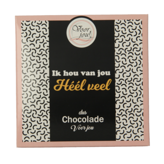 Voor Jou! Voor Jou! Tafel „Ich hab dich sehr lieb“ 90 Gramm