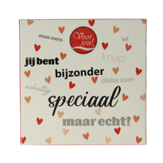 Voor Jou! Voor Jou! So Special and Unique Chocolate Bar 90g
