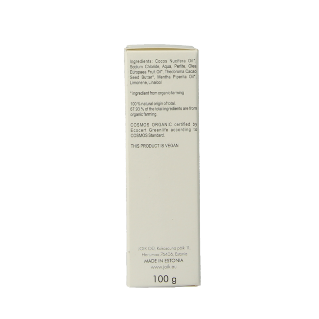 Joik Organics Jabón exfoliante y limpiador para pies orgánico 100 gramos