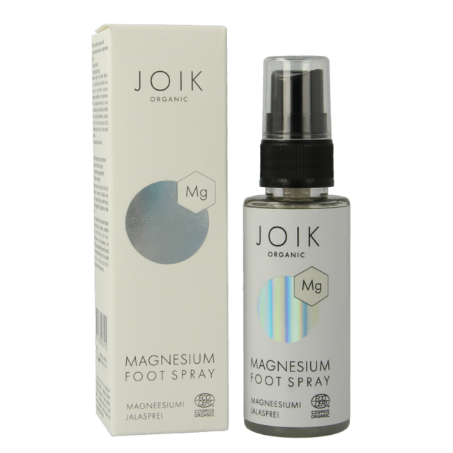 Spray orgánico de magnesio para pies Joik Organics 50 Mililitros