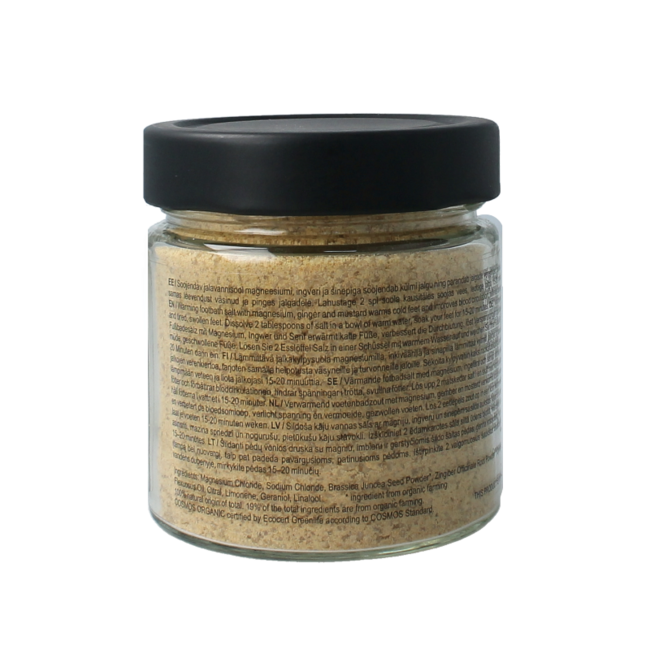 Joik Organics Sal de baño orgánico calentador para pies 200 gramos