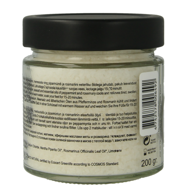 Joik Organics Baño de pies orgánico refrescante 200 Gramos