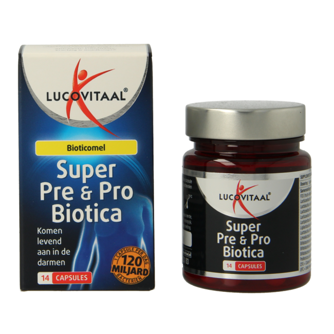 Lucovitaal Super pre & probiotica 14 Kapsułek