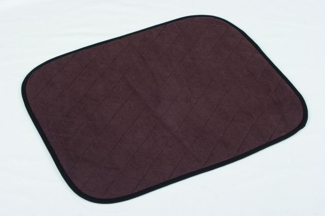Wasbare onderlegger stoel 40 x 50cm bruin 1 Stuks