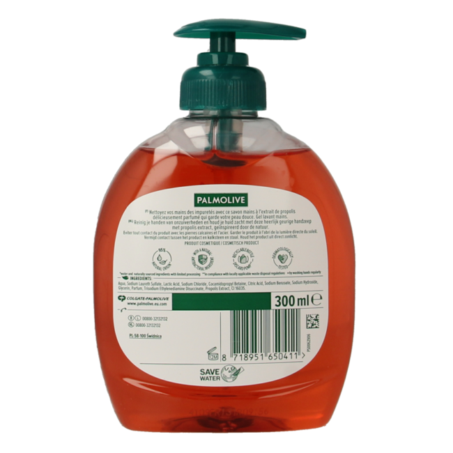 Jabón de manos Palmolive Hygieneplus Family 300 ml
