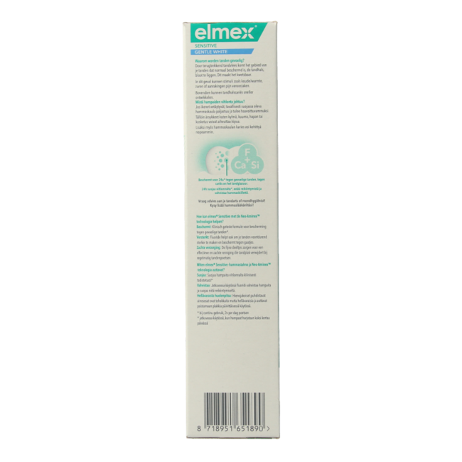 Elmex Tandpasta sensitive gentle white 75 Milliliter