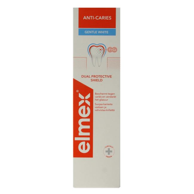 Elmex Toothpaste anti caries gentle white 75 Millilitres