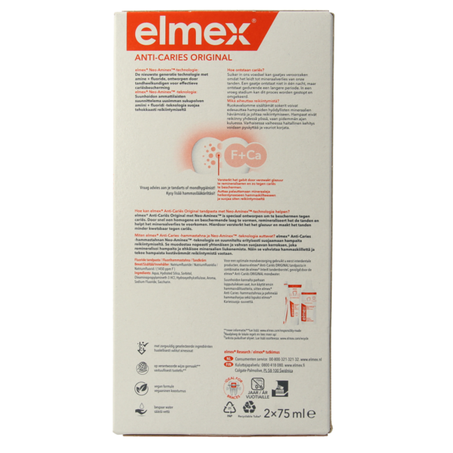 Elmex Anti-Caries Original Toothpaste 150 Millilitres