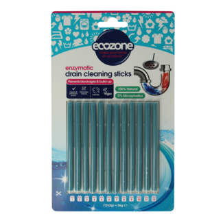 EcoZone EcoZone Drain unblocker sticks 12 Pieces