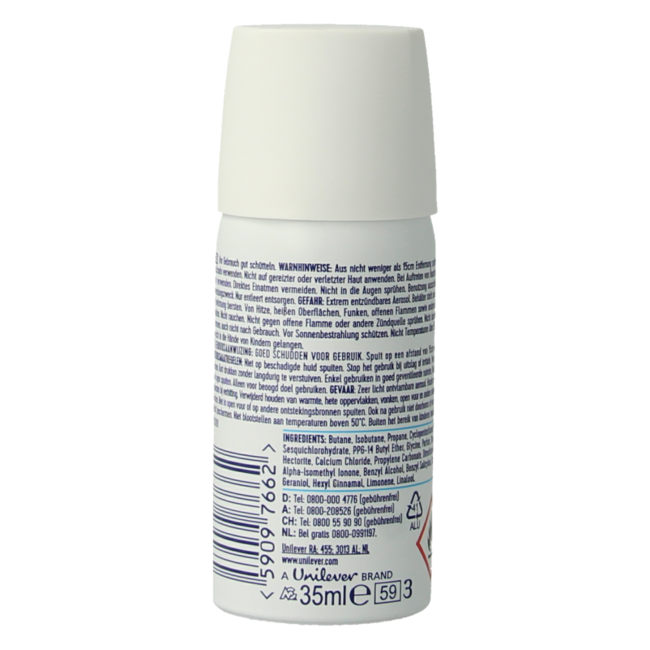 Deodorant spray cotton dry mini 35 Millilitres