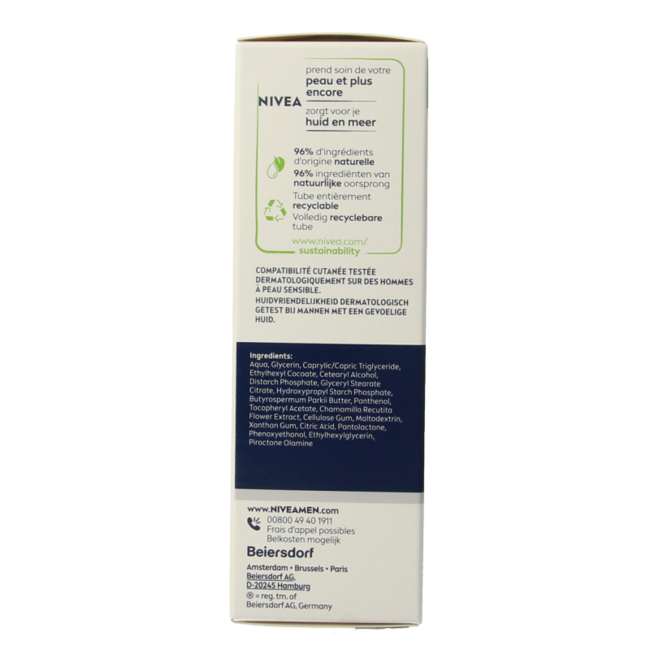 Nivea Men face cream sensitive 75 Millilitres
