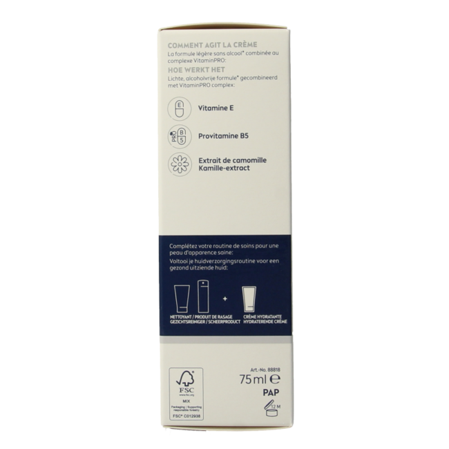 Nivea Men face cream sensitive 75 Millilitres